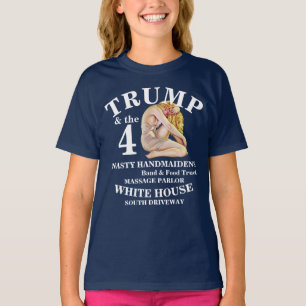 T-SHIRT DEMS TRUMPS FIN DE PARTIE MASSAGE SALON CAMION ALI