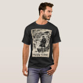 T-Shirt d'encre d'art samouraï Shadow Strike (Devant entier)