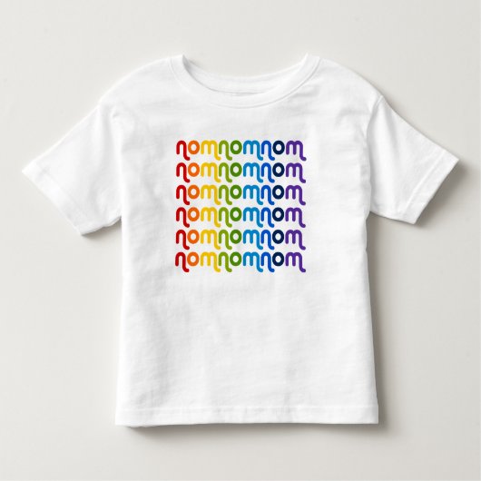 T-shirt d'enfant en bas âge d'arc-en-ciel de (Devant)
