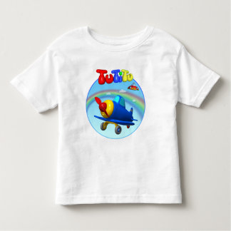 T-shirt d'enfant en bas âge d'avion de TuTiTu