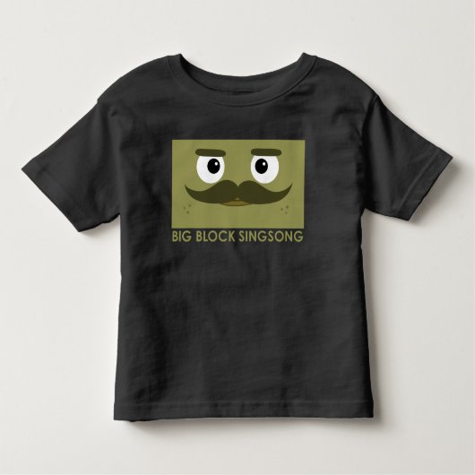 T-shirt d'enfant en bas âge de BBSS Moustachios #1 (Devant)