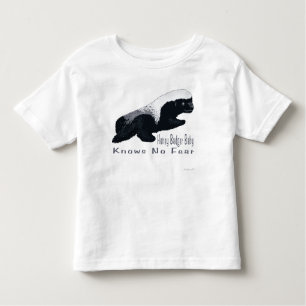 T-shirt d'enfant en bas âge de bébé de blaireau de
