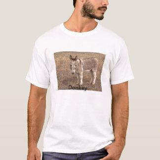 T-shirt d'enfant en bas âge de garçon d'âne