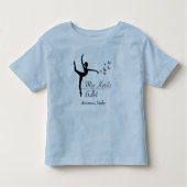 T-shirt d'enfant en bas âge de programme de ballet (Devant)