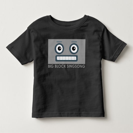 T-shirt d'enfant en bas âge de robot de BBSS (Devant)