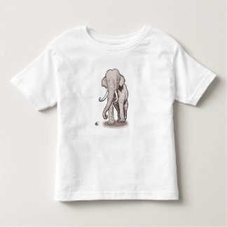 T-shirt d'enfant en bas âge d'éléphant de