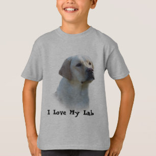T-shirt d'enfants de labrador retriever