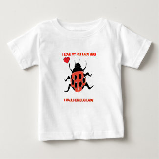 T-SHIRT D'ENFANTS EN BAS ÂGE DE COCCINELLE