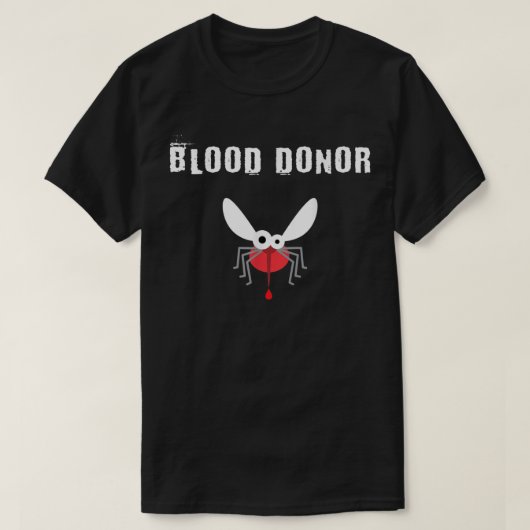 T-shirt Dengue Mosquito Bite Sang Donation Et Sauver La Vi (Design devant)