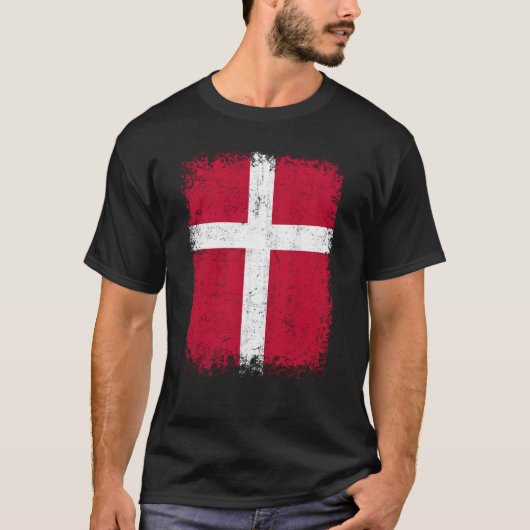 T-shirt Denmark Flag Denmark Love Denmark (Devant)