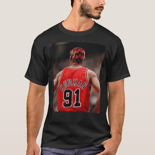 T-shirt Dennis Rodman Fan Art &amp ; amp ; Merch Essential (Devant)