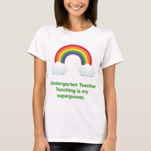 T-shirt d'enseignant de maternelle (Devant)