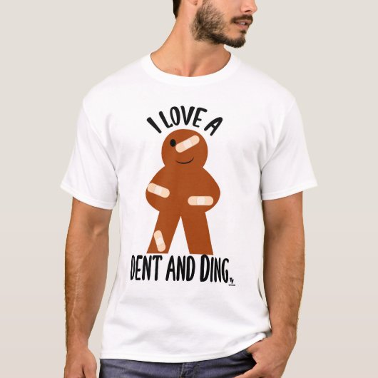 T-shirt Dent and Ding Sale Funny Board Conception du jeu (Devant)