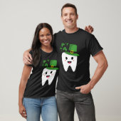 T-shirt Dent avec assistante dentaire Saint-Patrick (Unisexe)