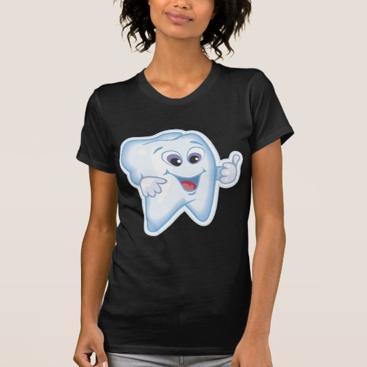 T-shirt Dent heureuse saine (Devant)