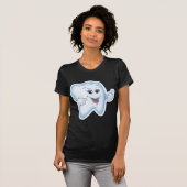 T-shirt Dent heureuse saine (Devant entier)