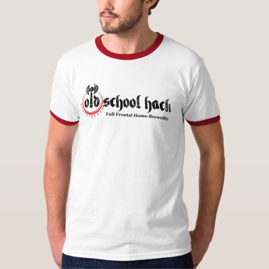 T-shirt d'entaille de vieille école (Devant)