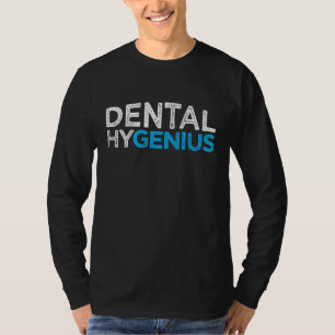 T-shirt Dental Hygenius Funny Tooth Humour Hygiène Semaine
