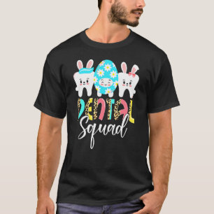 T-shirt Dental Squad Bunnies Dents mignon Jour de Pâques D