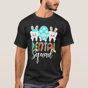 T-shirt Dental Squad Bunnies Dents mignon Jour de Pâques D
