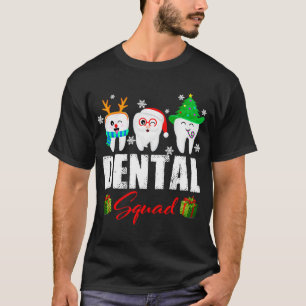 T-shirt Dental Squad Dentist Assis Noël Noël Hommes