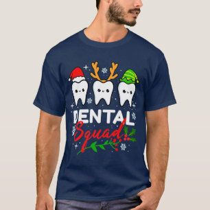 T-shirt Dental Squad Dentist Assis Noël Noël Hommes