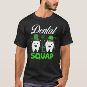 T-shirt Dental Squad Leprechaun Tooth Happy St Patrick's D