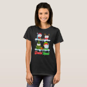 T-shirt Dental Squad Santa Elf Reindeer Christmas Tree Tee (Devant entier)