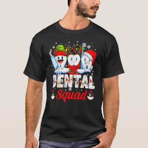T-shirt Dental Squad Teeth Toothbrush Dentist Hygiène