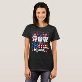 T-shirt Dental Squad Tooth 4th Of July Dental Assistant De (Devant entier)