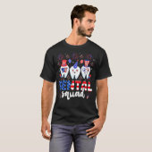 T-shirt Dental Squad Tooth 4th Of July Dental Assistant De (Devant entier)