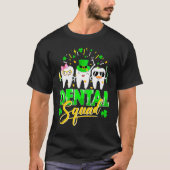 T-shirt Dental Squad Tooth Leprechaun Casquette Funny St P (Devant)