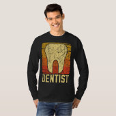 T-shirt Dentist Tooth Retro Funny (Devant entier)