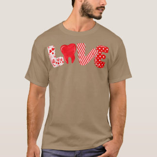 T-shirt Dentiste Amour Dentaire Hygiéniste Dents Vale Hygi