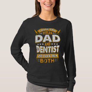 T-shirt Dentiste Bouche Docteur Hygiène bucale Dentaire Pè