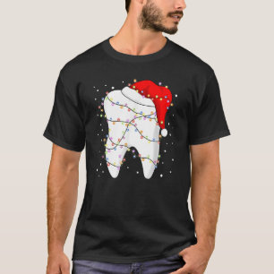 T-shirt Dentiste de Noël Dentaire de Noël Santa Hat
