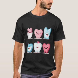 T-shirt Dentiste Dentiste Dentelle Dentelle Squad Amour Va