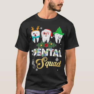 T-shirt Dentiste Dentiste Hygiéniste Noël Dentaire dentair