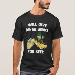 T-shirt Dentiste St Patrick Day donnera des conseils denta