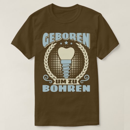 T-shirt Dentiste Technicien dentaire adjoint dentaire (Design devant)