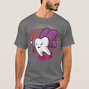 T-shirt Dentistesse vintage Fairy Survivor Dentistère Dent