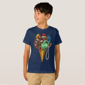 T-Shirt d'entraînement à la crème glacée (Devant entier)