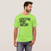 T-shirt d'entrepreneur (Devant entier)