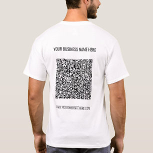 T-Shirt d'entreprise avec texte personnalisé Exemp