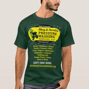 T-Shirt d'entreprise de nettoyage de l'alimentatio