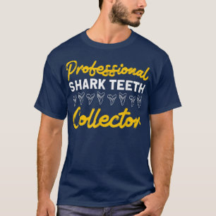T-shirt Dents de fossiles Collectionneur de dents de requi