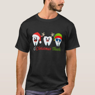 T-shirt Dents de Noël cadeau dentaire drôle dentiste hygié