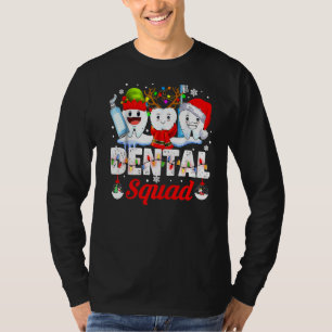 T-shirt Dents Père Noël Reindeer Noël Escouade dentaire De