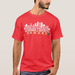 T-shirt Denver Basketball Team 23 joueurs Roster Denver Ci