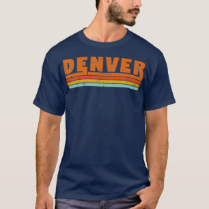 T-shirt Denver City Fun les années 70 Disco Souvenir Vinta